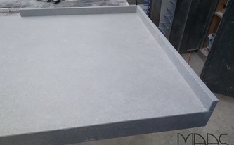 Infinity Arbeitsplatten Concrete Grey mit 5,10 cm Schürzen