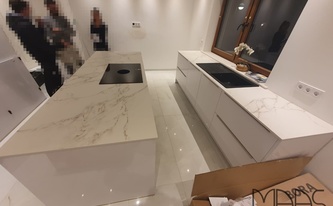 Küche in Völklingen mit Dekton Arbeitsplatten Entzo