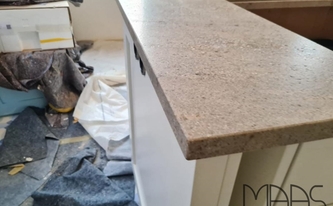 Satnierte Astoria Ivory Granit Arbeitsplatte