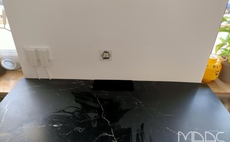Satinierte Marazzi Arbeitsplatte Elegant Black