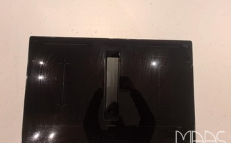 Ceranfeld in der Caesarstone Arbeitsplatte 4601 Frozen Terra