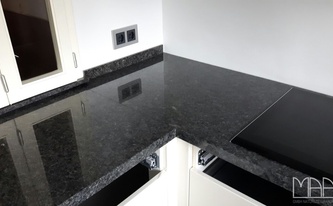 Polierte Granit Arbeitsplatten Steel Grey