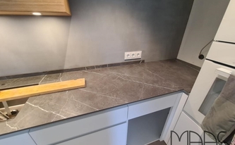 Infinity Arbeitsplatte Pietra Grey in 1,2 cm Stärke