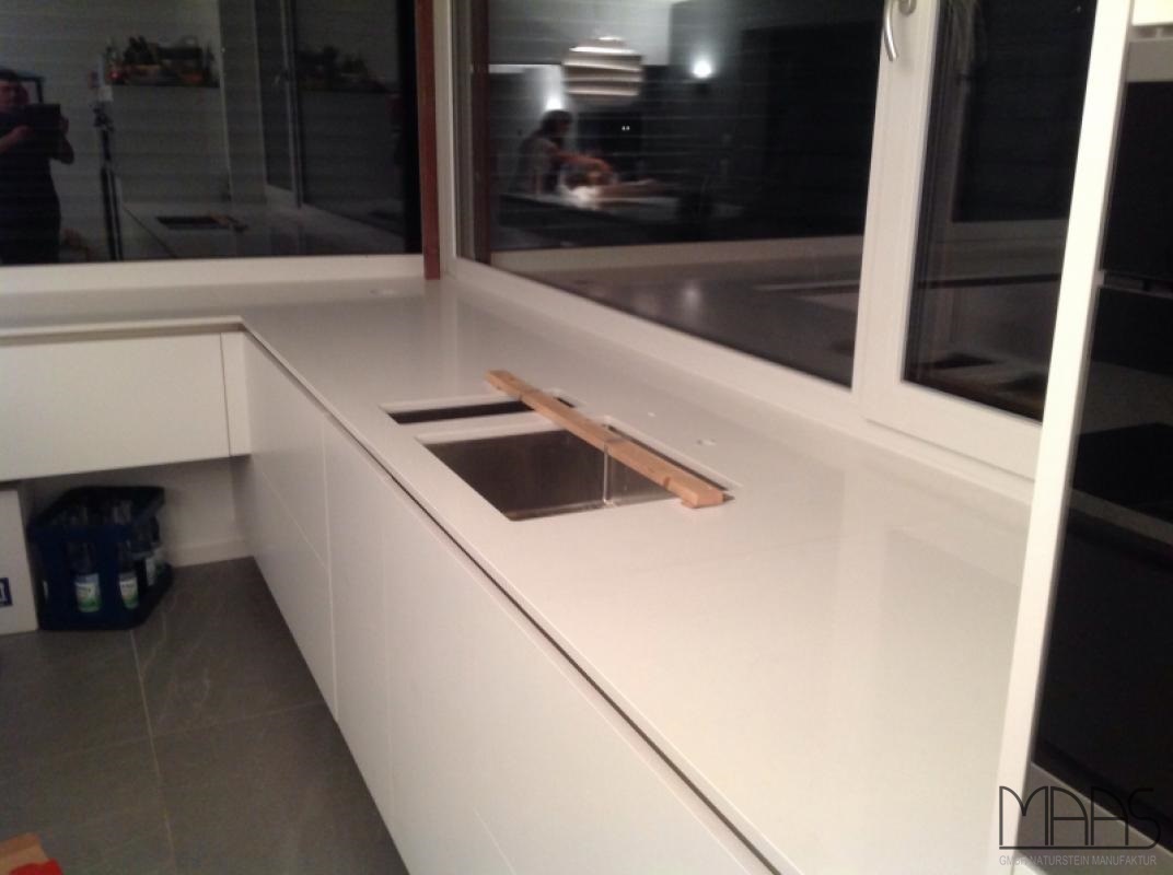 1141 Pure White / Perfect White Caesarstone Classico - Bilders und