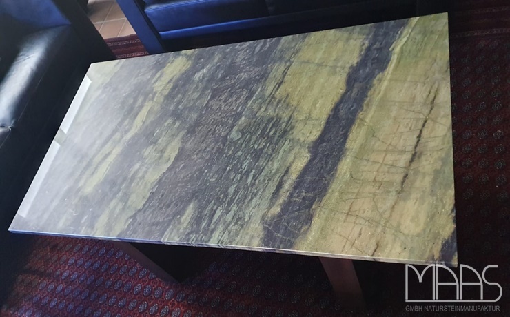 Ahrensburg Verde Bamboo Granit Tischplatte