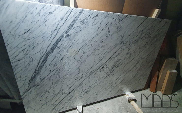 Barsbüttel Bianco Carrara CD Marmor Arbeitsplatte