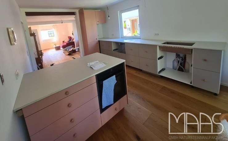 Bergisch Gladbach IKEA Küche mit Aeris Dekton Arbeitsplatten
