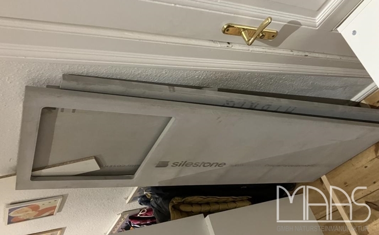 Berlin Camden Silestone Arbeitsplatten und Wischleisten