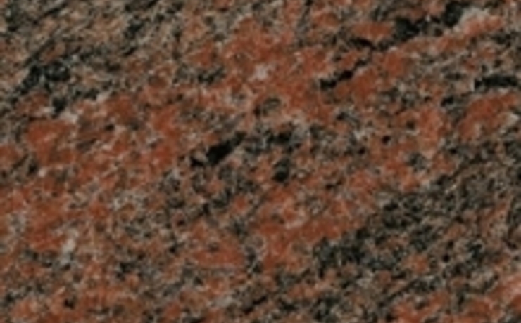  Granit Treppen und Podest - Multicolor Rot India