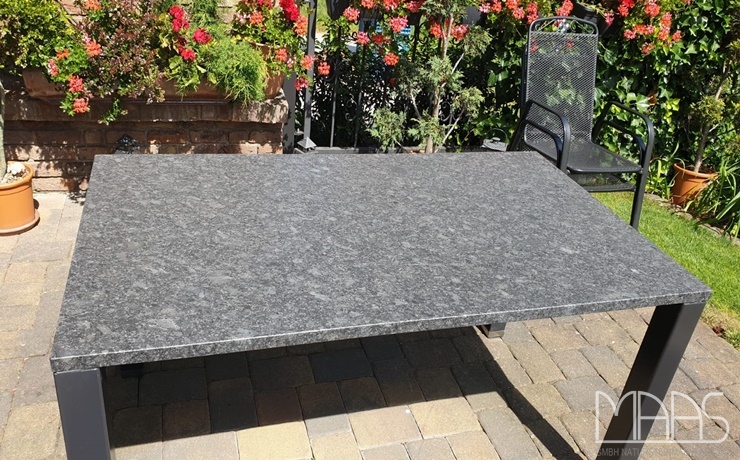 Lieferung - Bornheim Steel Grey Granit Tischplatte