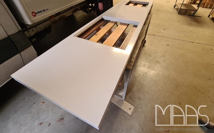 Dülmen Blanco Zeus Extreme Silestone Arbeitsplatte