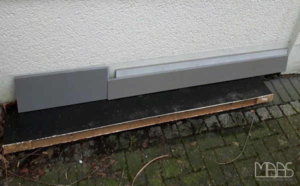 Lieferung - Düsseldorf Gris Expo Silestone Fensterbänke