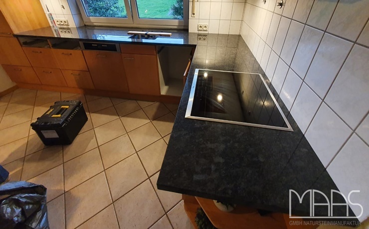 Eitorf Steel Grey Granit Arbeitsplatten