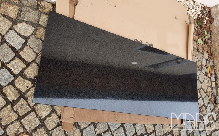 Lieferung - Feldkirchen-Westerham Krishna Black Granit Arbeitsplatten