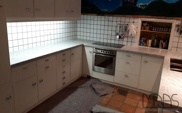 Frankfurt am Main Bianco Carrara C Marmor Arbeitsplatten