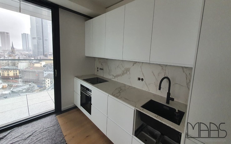 Frankfurt am Main IKEA Küche mit Entzo Dekton Arbeitsplatte und Rückwand