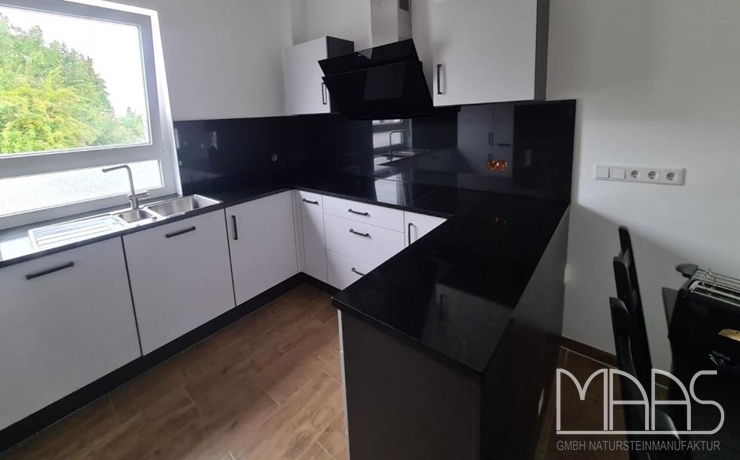 Ingolstadt Krishna Black Granit Arbeitsplatten und Rückwände
