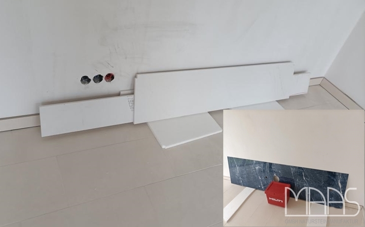 Köln Precious Solidade Infinity Platte und Caesarstone Abdeckplatten