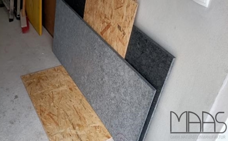 Aufmaß, Lieferung und Montage - Landshut Steel Grey Granitplatten