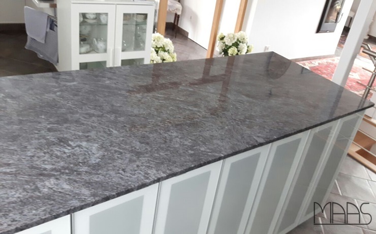 Lindlar Bahama Blue Granit Arbeitsplatte