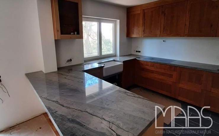Mayen Bluegrey Quarzit Arbeitsplatten