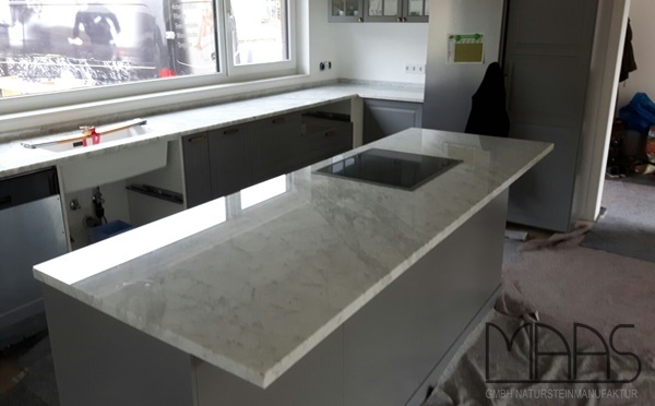 Montabaur Bianco Carrara C Marmor Arbeitsplatten