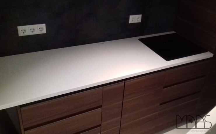 Lieferung - München Blanco Zeus Extreme Silestone Arbeitsplatte