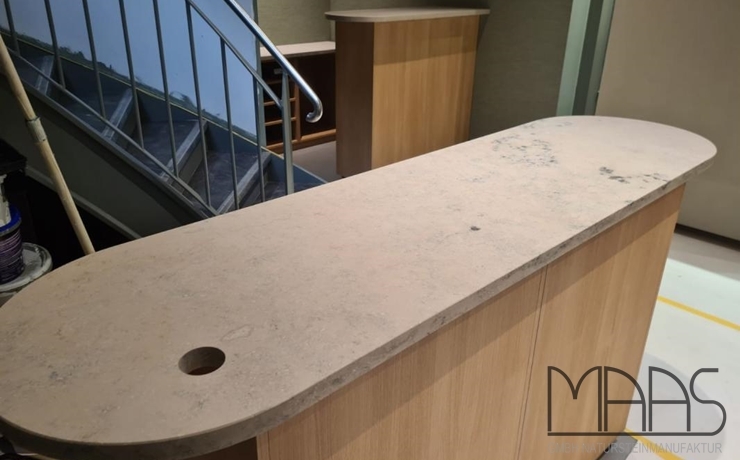 München Jura Grau Marmor Tischplatte und Abdeckplatten