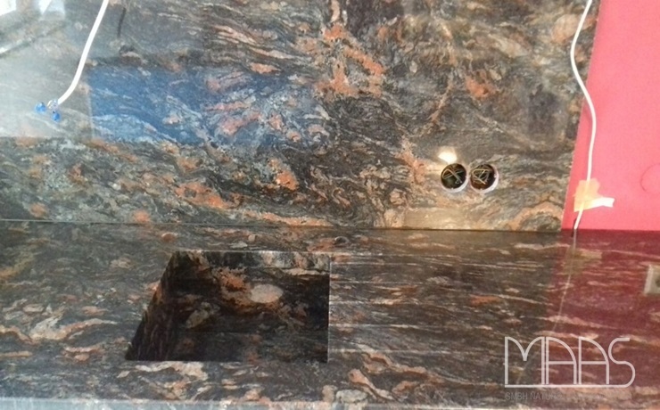 Naumburg (Saale) Tropical Black Granit Arbeitsplatten