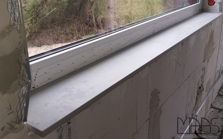 Aufmaß, Lieferung und Montage - Neumünster Beton Neolith Fensterbänke