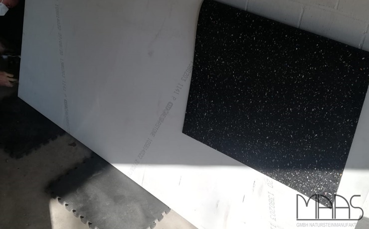 Lieferung - Oberursel Blanco Zeus Extreme Silestone Arbeitsplatte