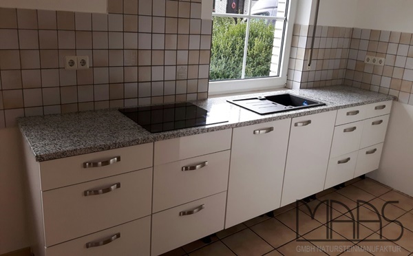 Paderborn Bianco Sardo Granit Arbeitsplatte