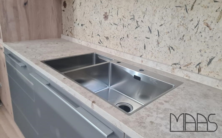 Reinbek Jura Gelb Marmor Arbeitsplatten und Wischleisten