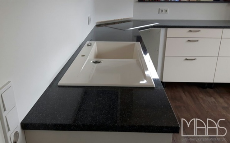 Rostock Royal Black Granit Arbeitsplatten