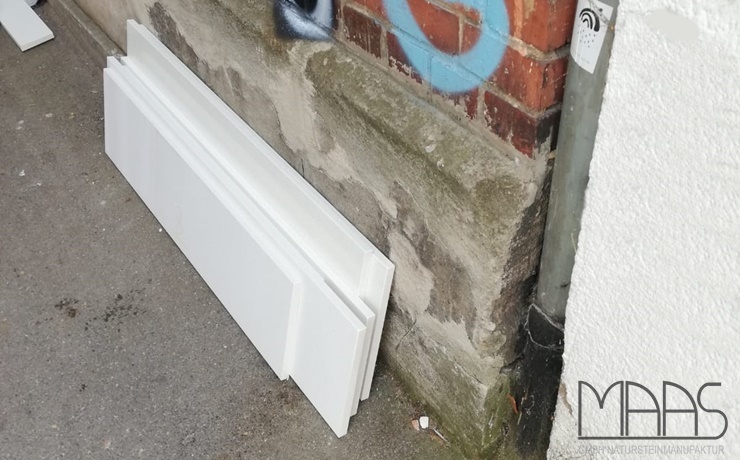 Lieferung - Stuttgart Micro Carrara Agglo Fensterbänke