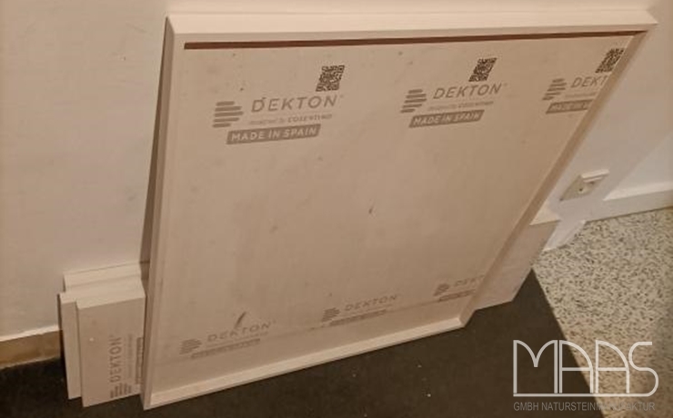 Lieferung - Teltow Zenith Dekton Fensterbänke und Tischplatte Lieferung - Teltow Zenith Dekton Fensterbänke und Tischplatte