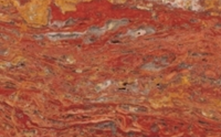  Marmor Tischplatte - Travertin Rosso Persia