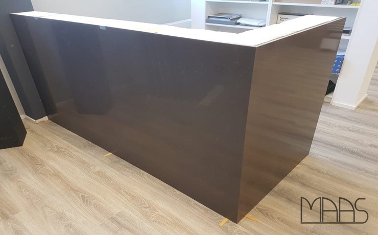 Lieferung und Montage - Wesseling Mink Caesarstone Thekenabdeckung