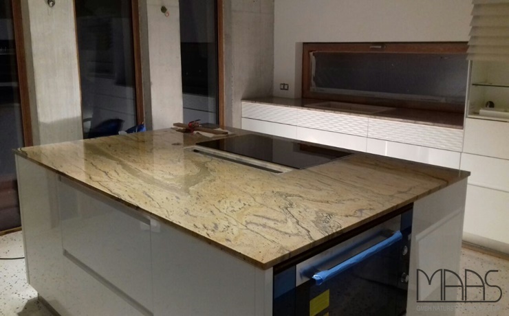 Wien Atlantic Yellow Granit Arbeitsplatten