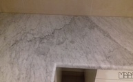 Marmor Bianco Gioia Venatino Arbeitsplatten mit polierter Oberfläche und 3,0 cm Stärke