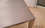 Neolith Tischplatte Barro neolith mit Bleistiftungrundung