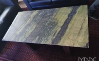 Lieferung in Ahrensburg der Verde Bamboo Granit Tischplatte 
