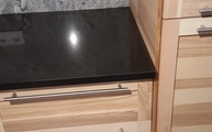 Silestone Arbeitsplatten Negro Tebas in Albstadt montiert