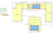 CAD Zeichnung der IKEA Küche in Alfter