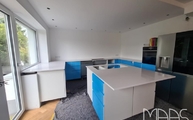 IKEA Küche in Alfter mit White Storm Silestone Arbeitsplatten