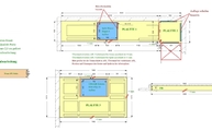 CAD Zeichnung der Küche in Alfter