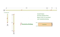 CAD Zeichnung der Wischleisten in Alfter