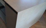 Pulpis Ivory CTX - Basic Keramik Arbeitsplatte und Seitenwange