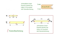 CAD Zeichnung der Granitplatten Star Galaxy