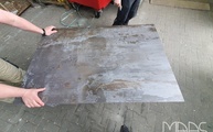 Lieferung der Dektonplatte Trilium 140,00 x 90,00 x 1,20 cm